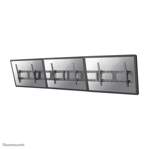 Neomounts by Newstar NS-WMB300 - Klammer - fr 3 LCD-Anzeigen - Schwarz - Bildschirmgre: 101.6-132.1 cm (40 Zoll-52 Zoll) - Wandmontage 