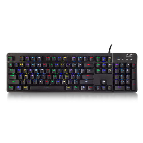 Ewent RGB Illuminated Gaming Keyboard, USB, QWERTY Layout PLAY MECHANICAL RGB KEYBOARD (PL3350) 
