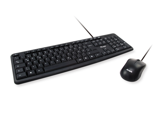 equip life Tastatur Maus Desktop USB 