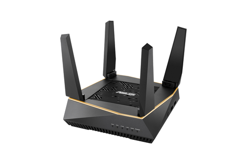 ASUS AiMesh AX6100 RT-AX92U - WLAN-System (Router) - Netz - GigE, 802,11ax - 802,11a/b/g/n/ac/ax - Tri-Band (90IG04P0-MO3010) 