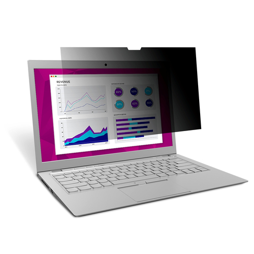 3M High Clarity Blickschutzfilter HC133W9B fr 33,78cm 13,3Zoll Breitbild Laptops mit COMPLY Befestigungssystem 