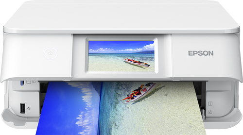 Epson Expression Photo - Multifunktionsdrucker - Farbe - Tintenstrahl - A4/Legal (Medien) - bis zu 32 Seiten/Min. (Drucken) - 100 Blatt - USB, USB-Host, Wi-Fi - wei (C11CH47403) 