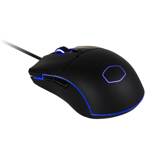 Cooler Master CM110 - Maus - rechts- und linkshndig - optisch - 6 Tasten - kabelgebunden - USB - Schwarz 