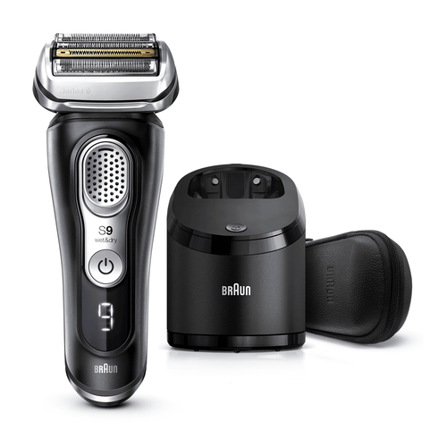 Braun Series 9 81666397 Herrenrasierapparat Folienschaber Trimmer Schwarz - Silber (200406) 