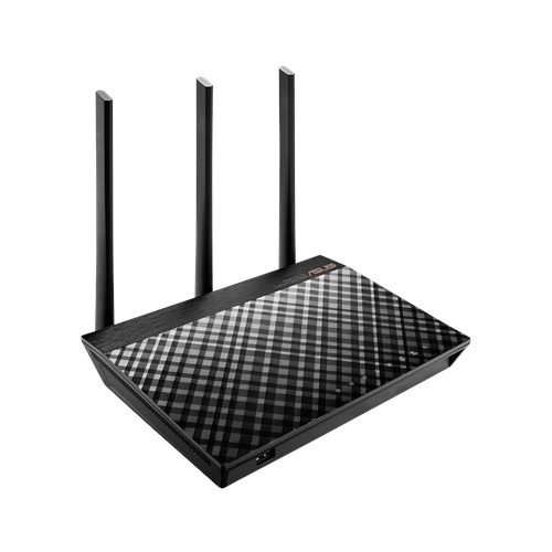 ASUS RT-AC66U B1 - Wireless Router - 4-Port-Switch - GigE - 802,11a/b/g/n/ac - Dual-Band (90IG0300-BO3G40) 