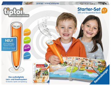 tiptoi Starter-Set: Stift und Bauernhof-Buch, Lernbuch 