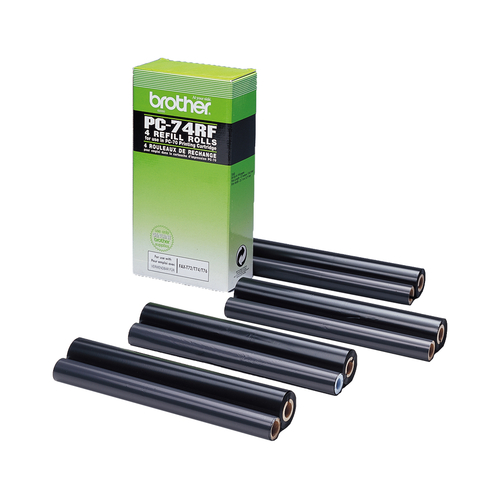 Brother PC74RF - Farbband - 4 - 144 Seiten - fr FAX T104, T106, T74, T76, T78 (PC74RF) 