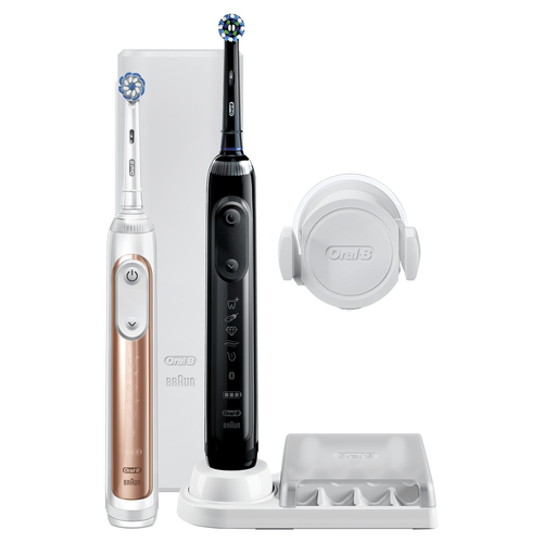 Braun Oral-B Toothbrush Genius 10900N Duopack black/rosegold (276944) (276944) 
