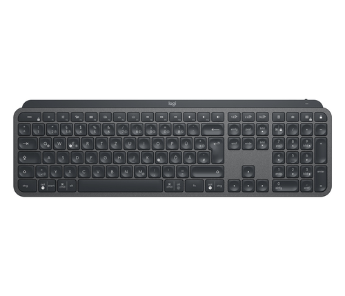 Logitech MX Keys Advanced Wireless Illuminated Keyboard - Tastatur - hinterleuchtet - Bluetooth, 2.4 GHz - QWERTY - GB 