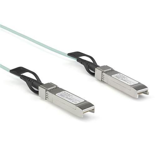 StarTech.com AOCSFP10G2ME SFP Kabel (2m, 10 GbE, Dell EMC AOC-SFP-10G-2M kompatibles SFP+ AOC Kabel, aktives Glasfaserkabel, Mini-GBIC) - Ethernet 10GBase-Kabel - SFP+ (S) eingerastet bis SFP+ (S) eingerastet - 2 m - Glasfaser - Active Optical Cable (AOC) 