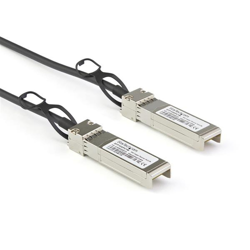 StarTech.com DACSFP10G1M SFP+ Kabel (1m, 10 GbE, Dell EMC DAC-SFP-10G-1M kompatibles SFP+ Kabel, Passives Kupfer DAC Kabel, Mini-GBIC) - 10GBase Direktanschlusskabel - SFP+ (S) eingerastet bis SFP+ (S) eingerastet - 1 m - twinaxial - passiv 