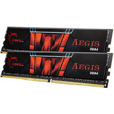 G.Skill DIMM 32 GB DDR4-3000 Kit, Arbeitsspeicher (F4-3000C16D-32GISB, Aegis) 