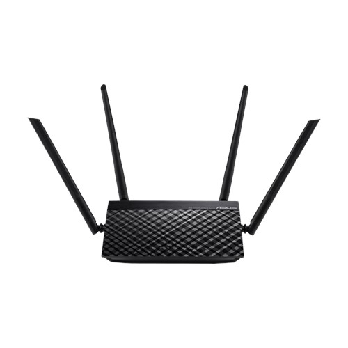 ASUS RT-AC1200 - V2 - Wireless Router - 4-Port-Switch - 802,11a/b/g/n/ac - Dual-Band (90IG0550-BM3400) 