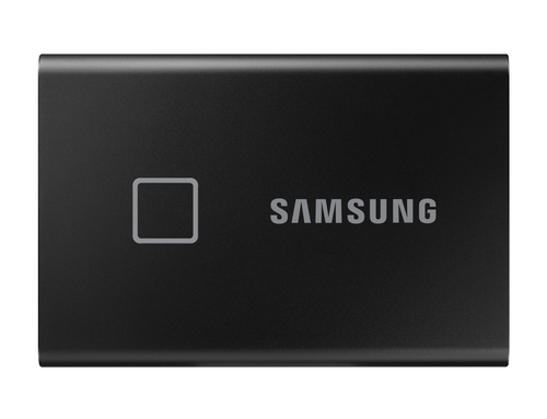 SAMSUNG Portable SSD T7 Touch 1TB extern USB 3.2 Gen.2 schwarz metallic 