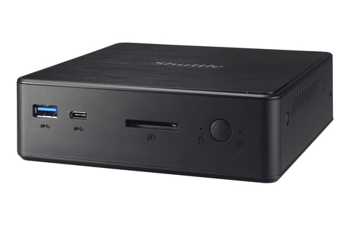 Shuttle Barebone nano NC10U  C4205U  SO-DDR4 black fanless 