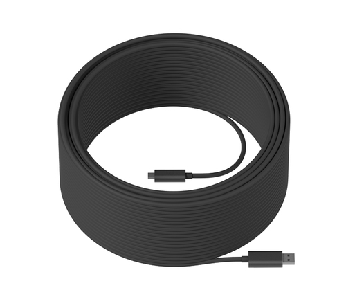 Logitech Strong - USB-Kabel - USB Typ A (M) bis USB-C (M) - USB 3.2 - 45 m - Plenum, Active Optical Cable (AOC) 