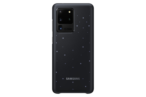 Samsung LED Back Cover EF-KG988 - Hintere Abdeckung fr Mobiltelefon - Schwarz - fr Galaxy S20 Ultra 5G 
