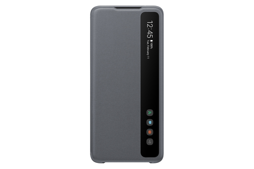Samsung Clear View Cover EF-ZG988 - Flip-Hlle fr Mobiltelefon - Grau - fr Galaxy S20 Ultra 5G 