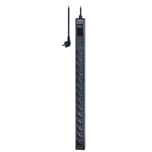 APC Easy Basic Rack PDU EPDU1116B-SCH - Stromverteilungseinheit (Rack - einbaufhig) - Wechselstrom 200/208/230 V - 3680 VA - Eingabe, Eingang CEE 7/4 - Ausgangsanschlsse: 14 (CEE 7/3) - 0U - 3 m - Schwarz 