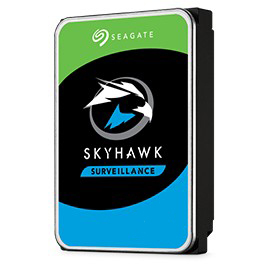 SEAGATE Surveillance Skyhawk 2TB HDD SATA 6Gb/s 256MB cache 8,9cm 3,5Zoll SMR Air 24x7 BLK 