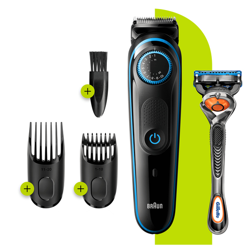 Braun 81705170 Barttrimmer Schwarz - Blau (281931) 