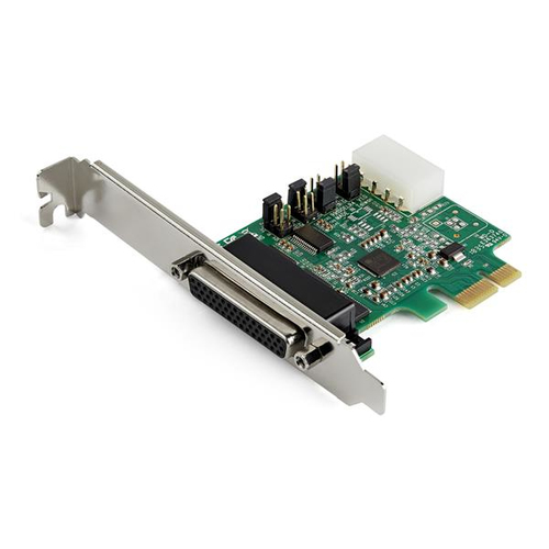 StarTech.com 4 Port PCI Express RS232 Serial Adapter Card - 16950 UART - 256-byte FIFO Cache - PCI E Serial Card - Serieller Adapter - PCIe - RS-232 x 4 