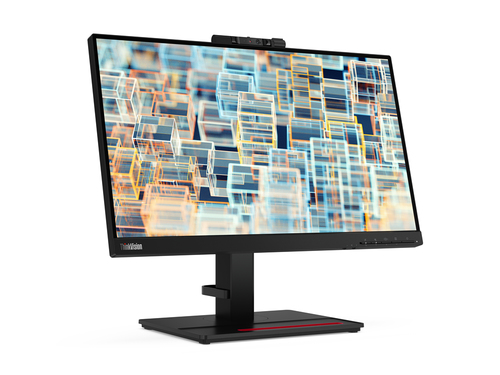 Lenovo ThinkVision T22v-20 - LED-Monitor - 54.6 cm (21.5 Zoll) (21.5 Zoll sichtbar) - 1920 x 1080 Full HD (1080p) - IPS - 250 cd/m - 1000:1 - 4 ms - HDMI, VGA, DisplayPort - Lautsprecher - Raven Black 