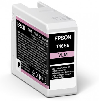 Epson UltraChrome Pro T46S6 - 25 ml - Vivid Light Magenta - Original - Tintenbehlter - fr SureColor SC-P700 
