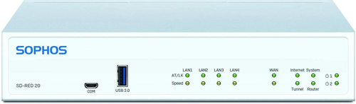 Sophos SD-RED 20 - Rev 1 - Fernsteuerungsgert - 4 Anschlsse - GigE 
