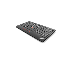 Lenovo ThinkPad TrackPoint Keyboard II - Tastatur - mit Trackpoint - kabellos - 2.4 GHz, Bluetooth 5.0 - Deutsch - Tastenschalter: Scissor-Key - Schwarz - OEM - fr ThinkCentre M70, M75, M80, M90, ThinkPad E15 Gen 2, L14 Gen 1, L15 Gen 1, X1 Carbon Gen 8 