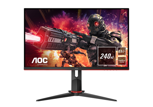 AOC Gaming 24G2ZU/BK schwarz /rot (EEK: A) 