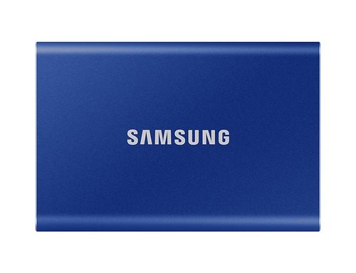 Samsung Portable SSD T7 MU-PC2T0H - SSD - verschlsselt - 2 TB - extern (tragbar) - USB 3.2 Gen 2 (USB-C Steckverbinder) - 256-Bit-AES - Indigo-Blau 