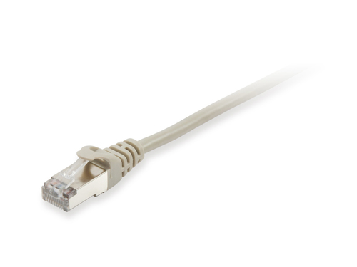 equip - Patch-Kabel - RJ-45 (M) bis RJ-45 (M) - 50cm - SFTP, PiMF - CAT 6 - geformt, verseilt - Grau (Packung mit 60) (635507) 
