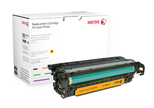 Xerox - Tonerpatrone (ersetzt HP CE252A) - 1 x Gelb - 8500 Seiten - fr HP Color LaserJet CM3530 MFP, CM3530fs MFP, CP3525, CP3525dn, CP3525n, CP3525x (106R01585) 