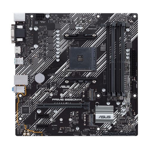 ASUS Prime B550M-K mATX Mainboard Sockel AM4 M.2/USB3.2/HDMI/DVI/VGA 