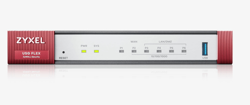 Zyxel USG Flex 100 - Firewall - 4 Anschlsse - GigE - DC Power (USGFLEX100-EU0102F) 