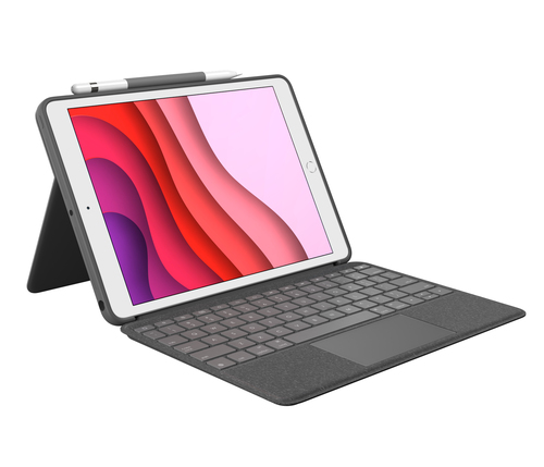 Logitech Combo Touch iPad 7.Gen. grau 