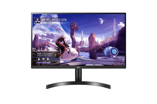 LG 27QN600-B - LED-Monitor - 68.58 cm (27 Zoll) - 2560 x 1440 QHD - IPS - 350 cd/m - 1000:1 - 5 ms - 2xHDMI, DisplayPort - Black Texture 