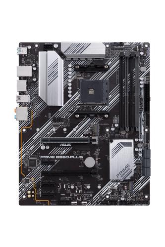 ASUS PRIME B550-PLUS AMD AM4 Socket ATX DDR4 3rd Gen AMD Ryzen Dual M.2 PCIe 4.0 1 Gb Ethernet USB 3.2 Gen 2 Type-A and Type-C 