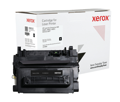 Xerox Everyday - Toner Schwarz - ersetzt HP 90A fr LaserJet Enterprise 600 M601, M602, M603, M4555 MFP (006R03632) 