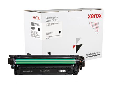TON Xerox Black Toner Cartridge equivalent to HP 647A for use in Color LaserJet Enterprise CP4025, CP4525 (CE260A) 