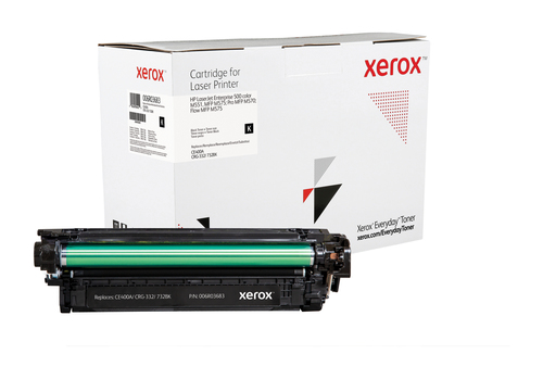 TON Xerox Black Toner Cartridge equivalent to HP 507A for use in LaserJet Enterprise 500 color M551, MFP M575; Pro MFP M570; Flow MFP M575 (CE400A) 