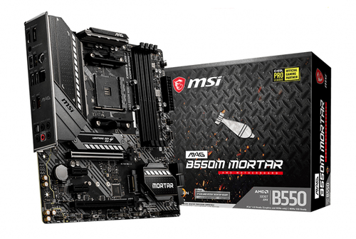 MSI MAG B550M MORTAR M-ATX AMD Socket AM4 Dual Channel DDR4 