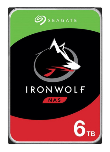 SEAGATE NAS HDD 6TB IronWolf 5400rpm 6Gb/s SATA 256MB cache 8,9cm 3,5Zoll 24x7 CMR fr NAS und RAID Rackmount Systeme BLK 