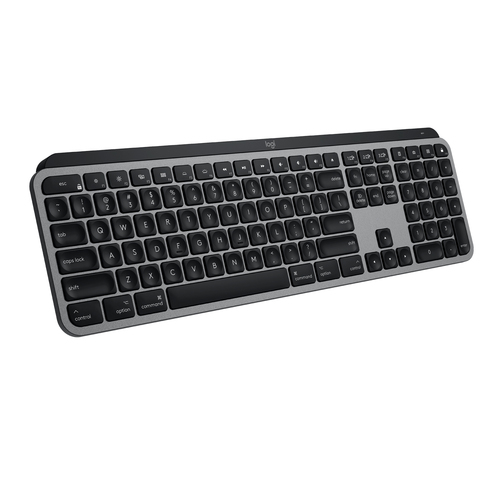 LOGITECH MX Keys for Mac Advanced Wireless Illuminated Keyboard - SPACE GREY - FRA - EMEA 