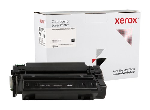 Xerox Everyday - Toner Schwarz - ersetzt HP 51A fr LaserJet P3005, M3027, M3035 (006R03669) 