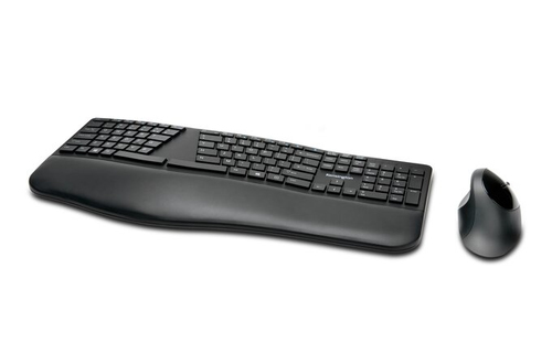 Kensington ProFit Ergo Wireless Desktop Deutsches Layout, inkl. Maus, schwwarz 