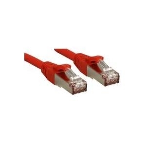 Lindy Premium - Patch-Kabel - RJ-45 (M) - RJ-45 (M) - 30,0m - SFTP - CAT 6 - glatt, halogenfrei - Rot (45630) 