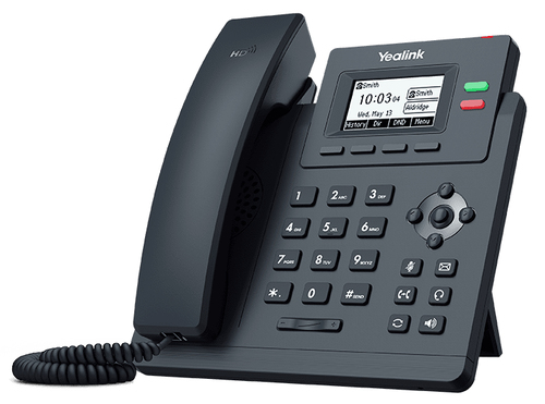 Yealink SIP-T31P - VoIP-Telefon - fnfwegig Anruffunktion - SIP, SIP v2, SRTP - 2 Leitungen - Classic Gray (SIP-T31P) 