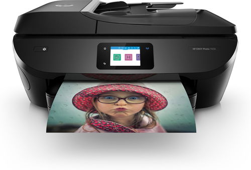 HP Envy Photo 7830 All-in-One - Multifunktionsdrucker - Farbe - Tintenstrahl - Legal (216 x 356 mm) (Original) - A4/Legal (Medien) - bis zu 21 Seiten/Min. (Kopieren) - bis zu 22 Seiten/Min. (Drucken) - 125 Blatt - 33.6 Kbps - USB 2.0, LAN, Wi-Fi(n), USB-H 